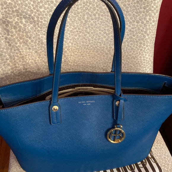 Henri Bendel Teal Tote - Picture 5 of 8